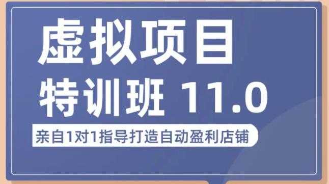 陆明明·虚拟项目特训班(10.0+11.0),0成本获取虚拟素材,0基础打造自动盈利店铺-课程网
